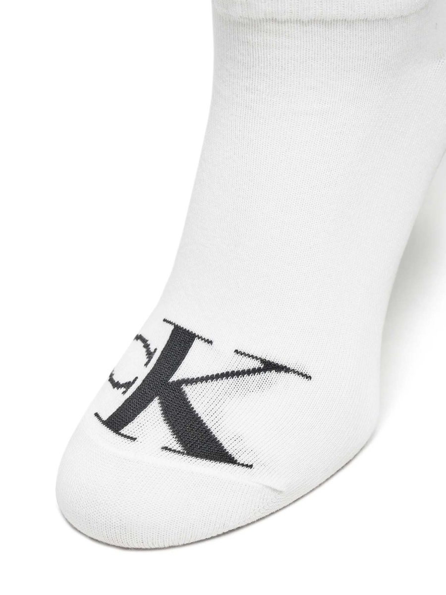 CALZE SET 2 PAIA BIANCHE CALVIN KLEIN JEANS SNEAKER DA DONNA - immagine 4