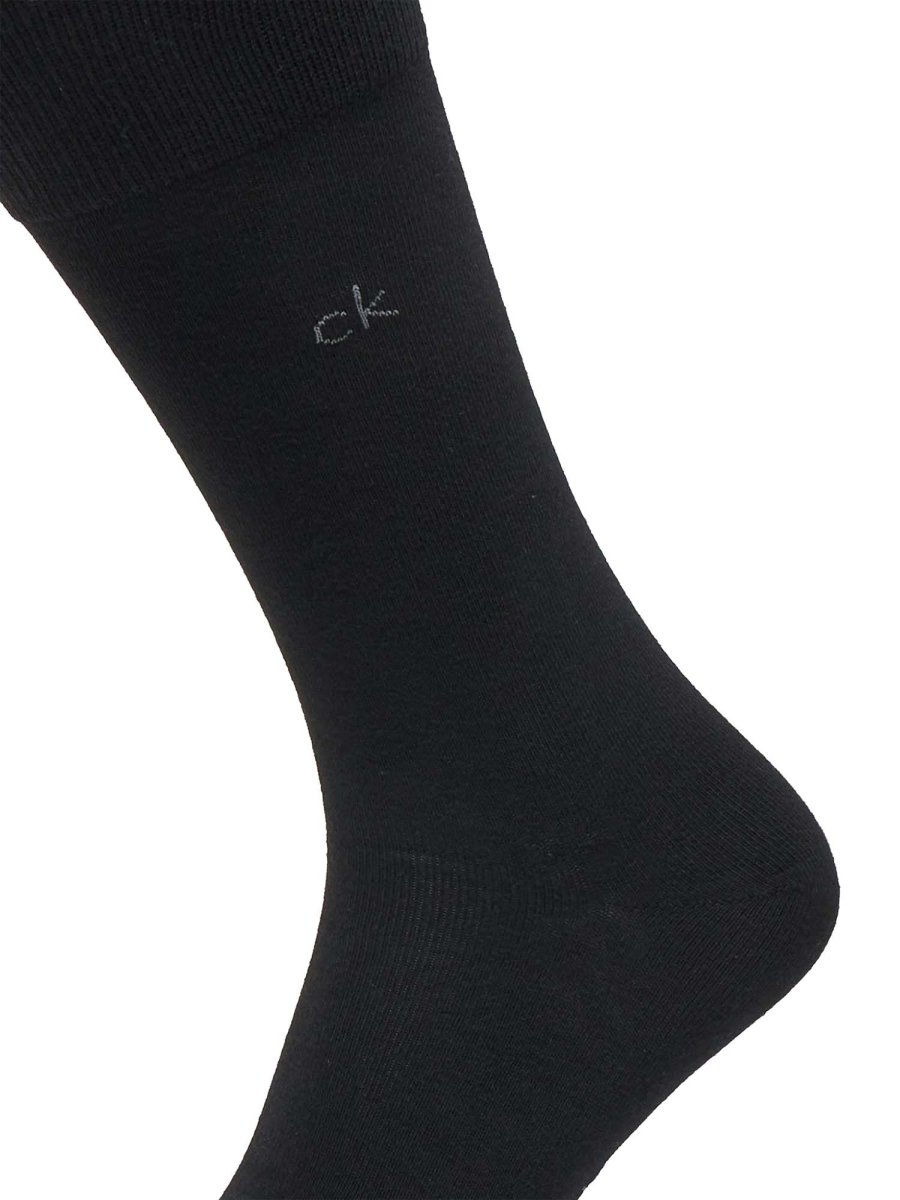 CALZE SET 3 PAIA NERE CALVIN KLEIN ALTE DA UOMO - immagine 5