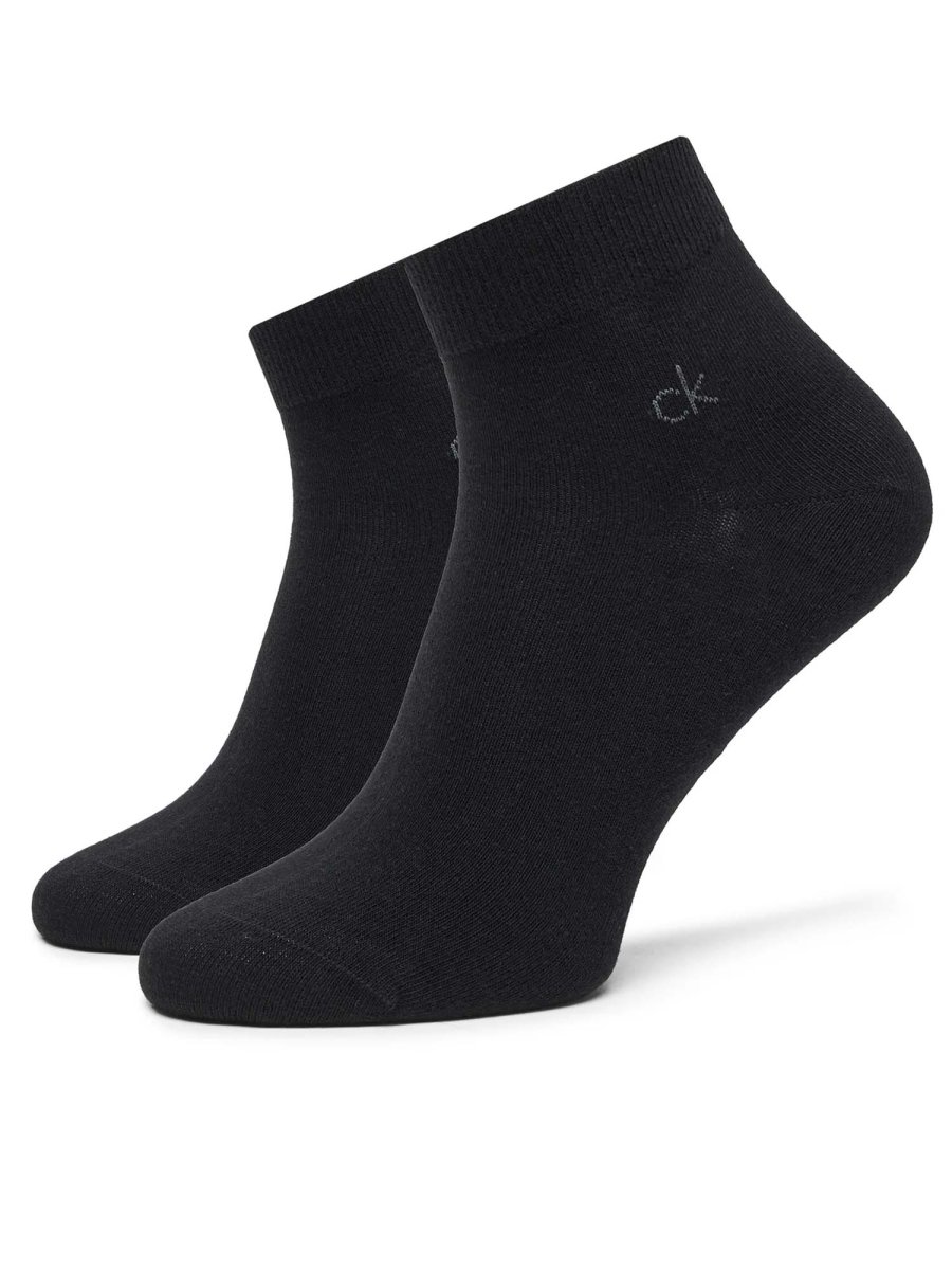 CALZE SET 3 PAIA NERE CALVIN KLEN JEANS QUARTER DA UOMO