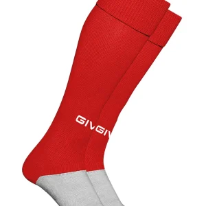 CALZETTONE CALCIO GIVOVA JUNIOR E SENIOR ROSSO
