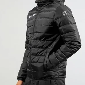 GIUBBOTTO CON CAPPUCCIO OLANDA GIVOVA UOMO NERO