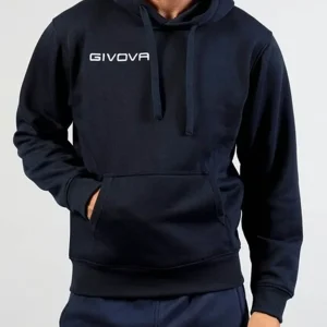 FELPA CON CAPPUCCIO GIVOVA UNISEX BLU