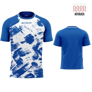 T-SHIRT ART INTERLOCK GIVOVA AZZURRO