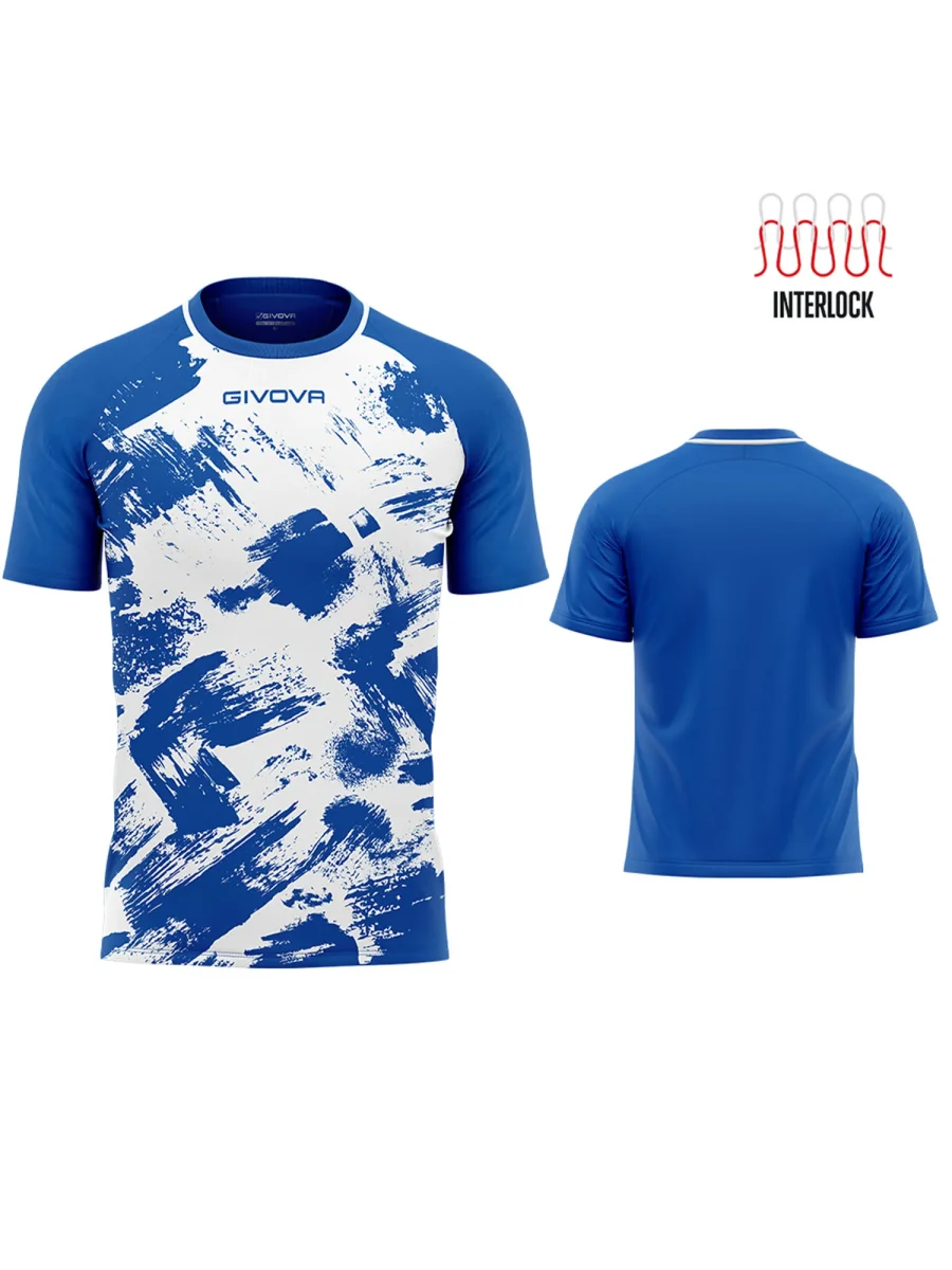 T-SHIRT ART INTERLOCK GIVOVA AZZURRO - immagine 2