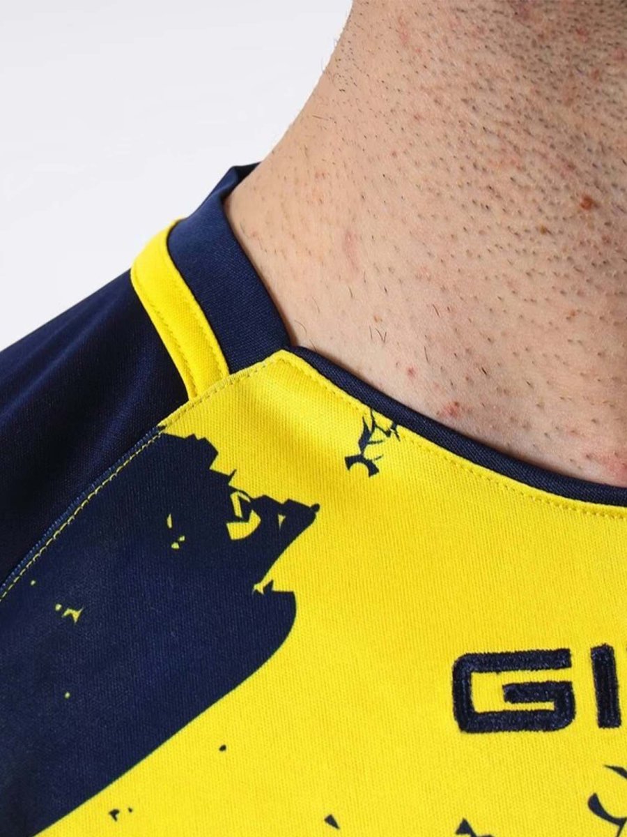 T-SHIRT ART INTERLOCK GIVOVA GIALLO BLU - immagine 5