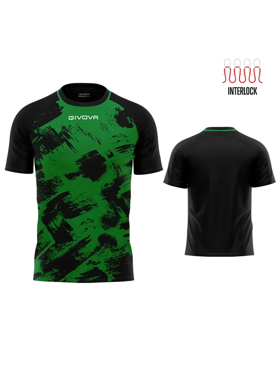 T-SHIRT ART INTERLOCK GIVOVA VERDE