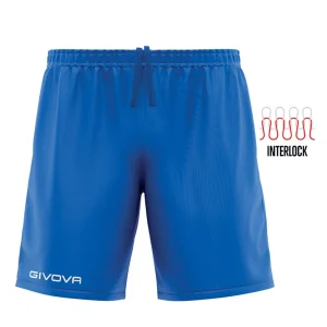 SHORT CAPO INTERLOCK GIVOVA UOMO AZZURRO