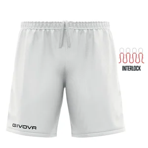 SHORT CAPO INTERLOCK GIVOVA UOMO BIANCO