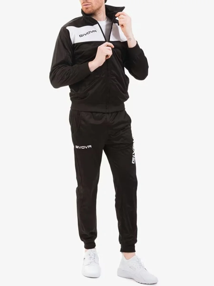 TUTA VISA GIVOVA UOMO NERO-BIANCO