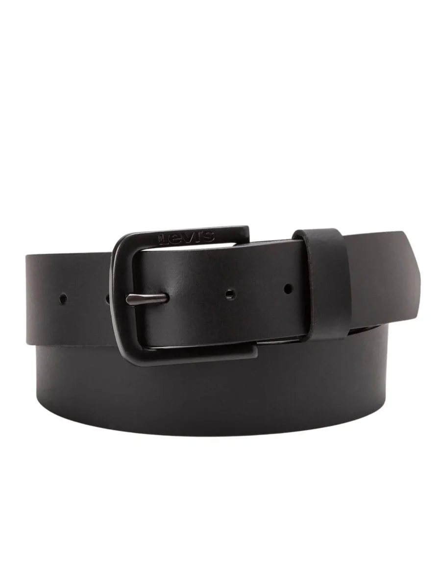 CINTURA IN PELLE LEVI'S UNISEX NERO - immagine 2