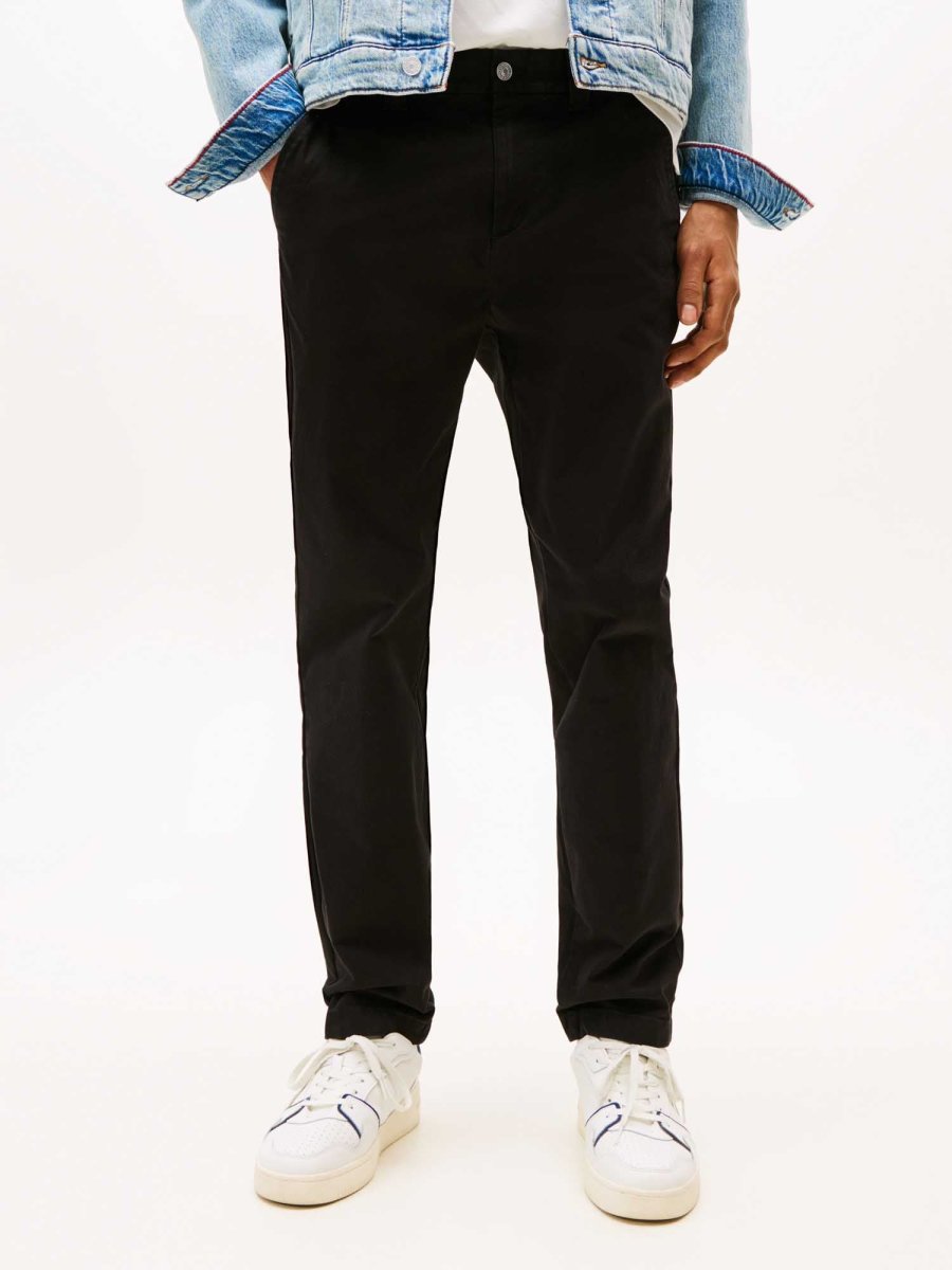 PANTALONI CHINO AUSTIN TOMMY JEANS DA UOMO NERO - immagine 2