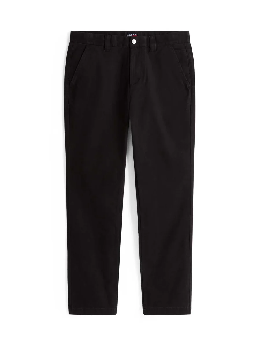 PANTALONI CHINO AUSTIN TOMMY JEANS DA UOMO NERO - immagine 3