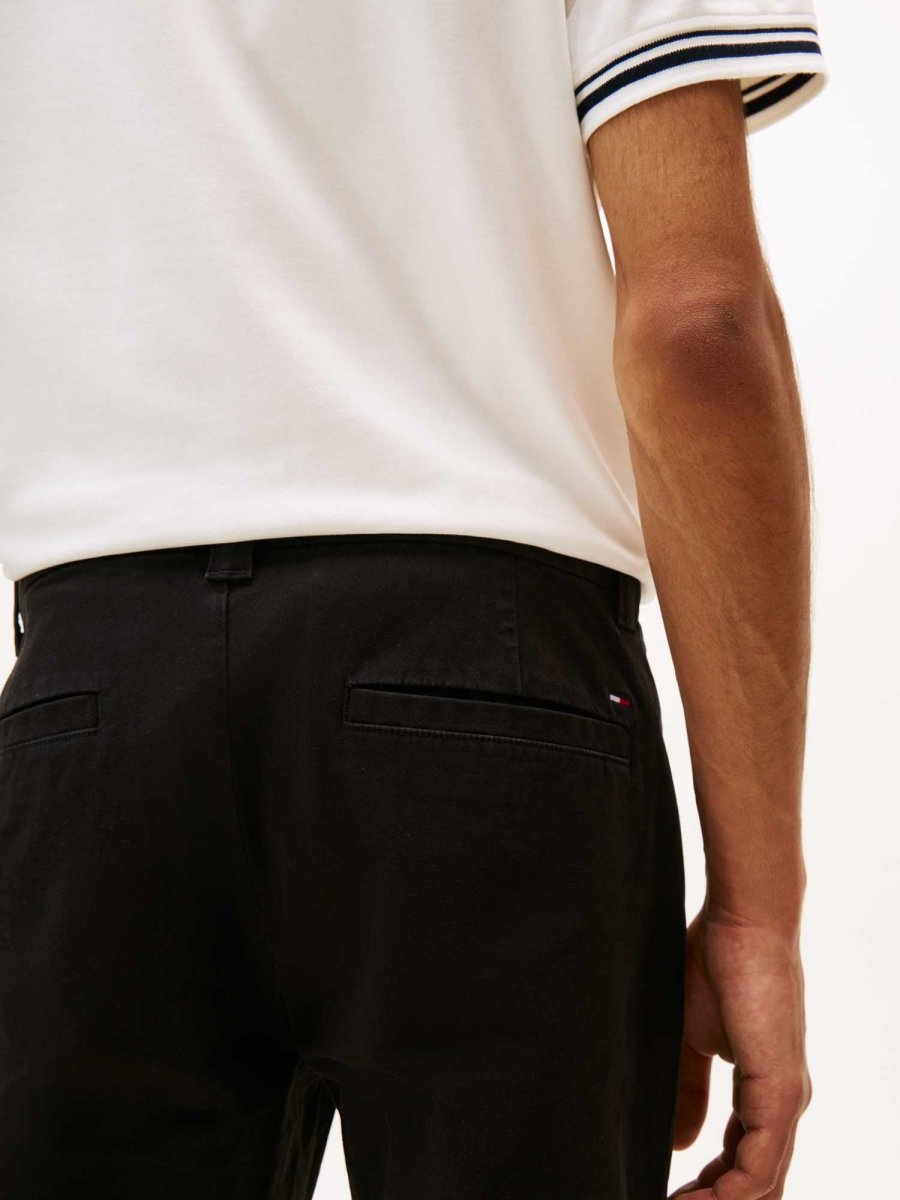 PANTALONI CHINO AUSTIN TOMMY JEANS DA UOMO NERO - immagine 5