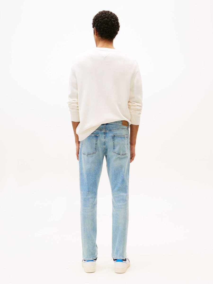 JEANS SCANTON SLIM TOMMY JEANS DA UOMO DENIM CHIARO - immagine 4