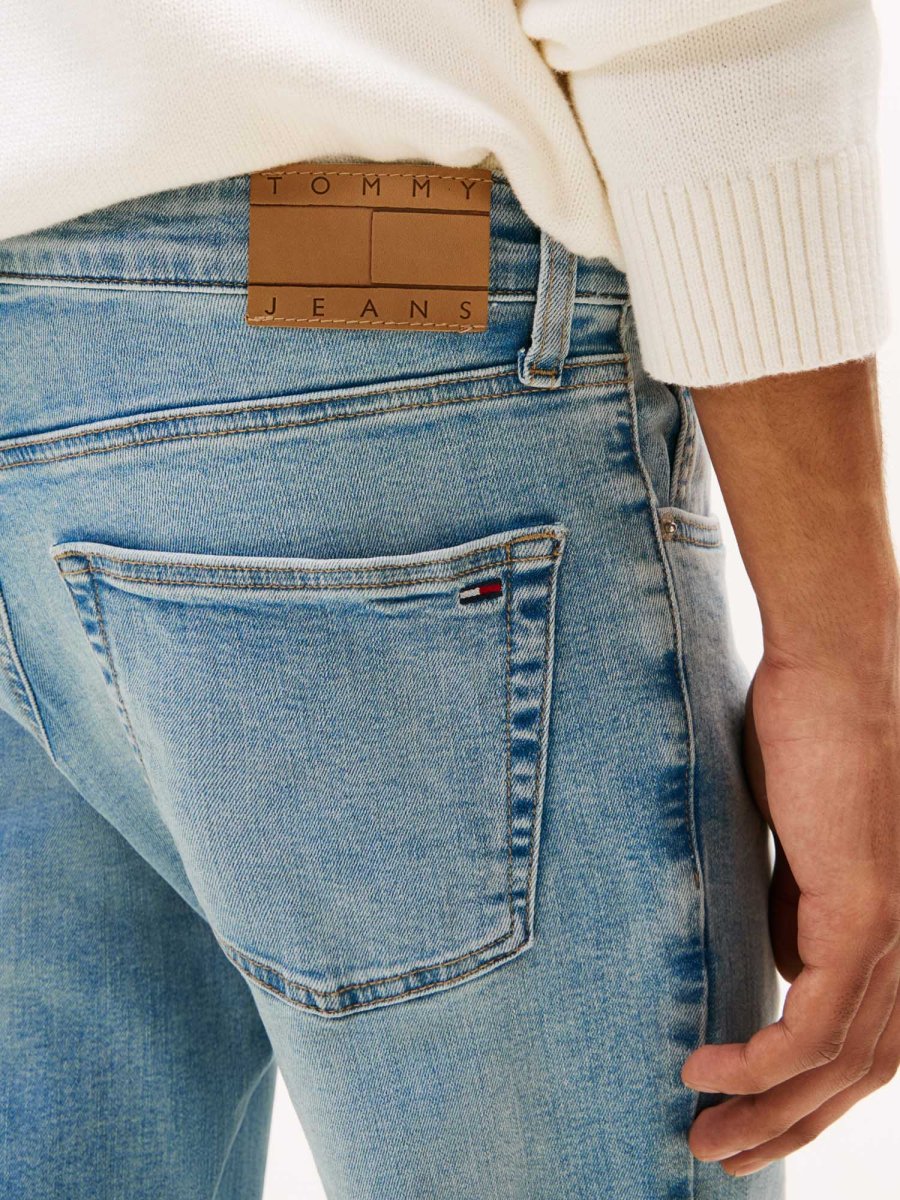 JEANS SCANTON SLIM TOMMY JEANS DA UOMO DENIM CHIARO - immagine 6