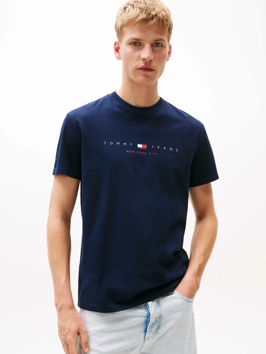 T-SHIRT REGULAR FLAG TOMMY JEANS DA UOMO BLU - immagine 2