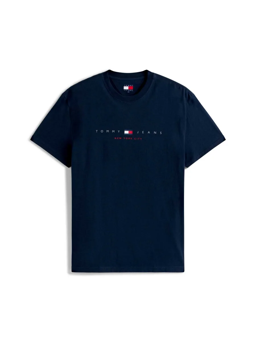 T-SHIRT REGULAR FLAG TOMMY JEANS DA UOMO BLU - immagine 3