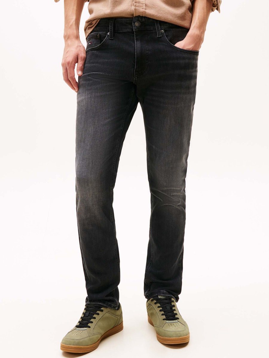 JEANS SCANTON SLIM FIT TOMMY JEANS DA UOMO DENIM NERO - immagine 2
