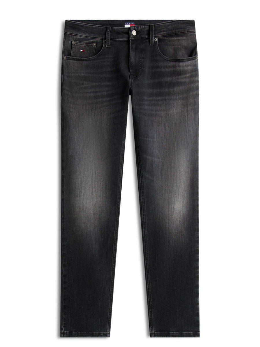 JEANS SCANTON SLIM FIT TOMMY JEANS DA UOMO DENIM NERO - immagine 3