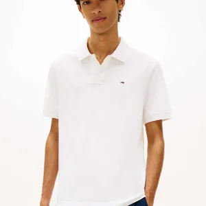 POLO REGULAR BIANCA TOMMY JEANS CON LOGO DA UOMO