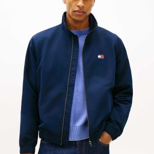 GIUBBINO BLU TOMMY JEANS IDROREPELLENTE DA UOMO