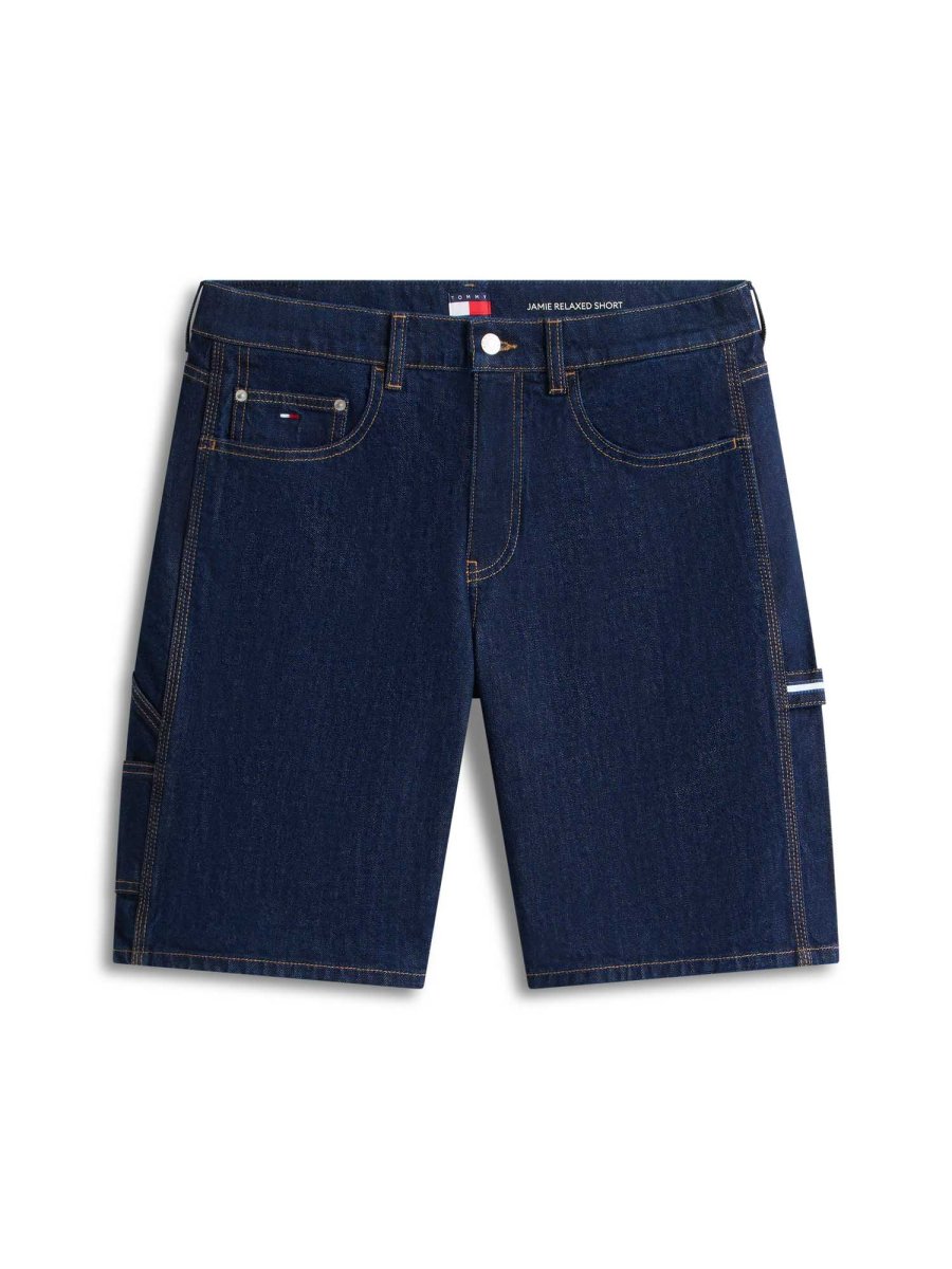 SHORT CARPENTER IN DENIM TOMMY JEANS JAIMIE RELAXED FIT DA UOMO - immagine 3