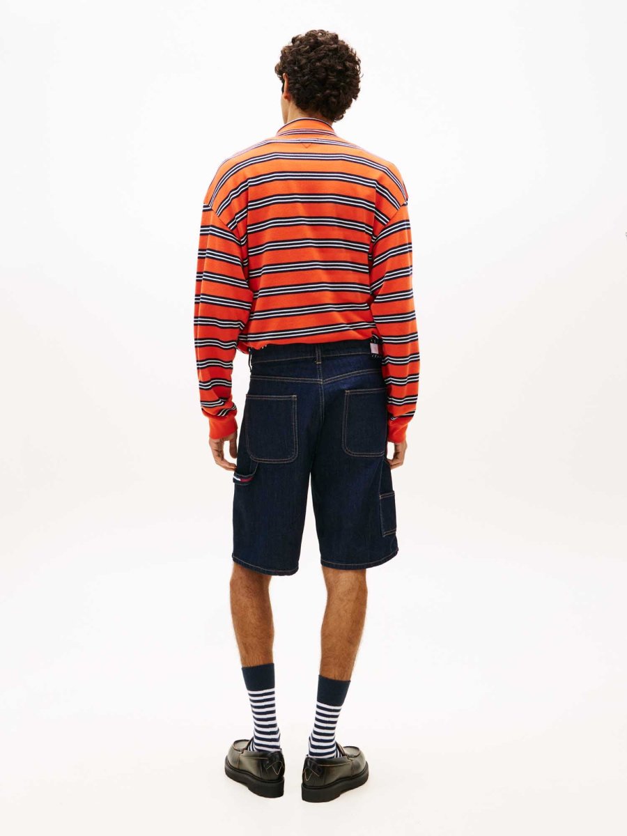 SHORT CARPENTER IN DENIM TOMMY JEANS JAIMIE RELAXED FIT DA UOMO - immagine 4