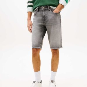 SHORT IN DENIM GRIGIO TOMMY JEANS RONNIE SLIM FIT DA UOMO