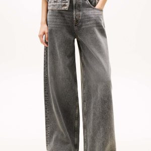 DENIM CHARLIE TOMMY JEANS DA DONNA GRIGIO