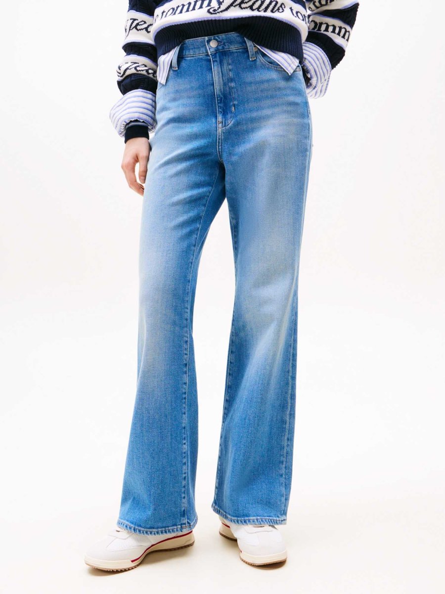 JEANS BELLA FLARE TOMMY JEANS DA DONNA DENIM CHIARO - immagine 2