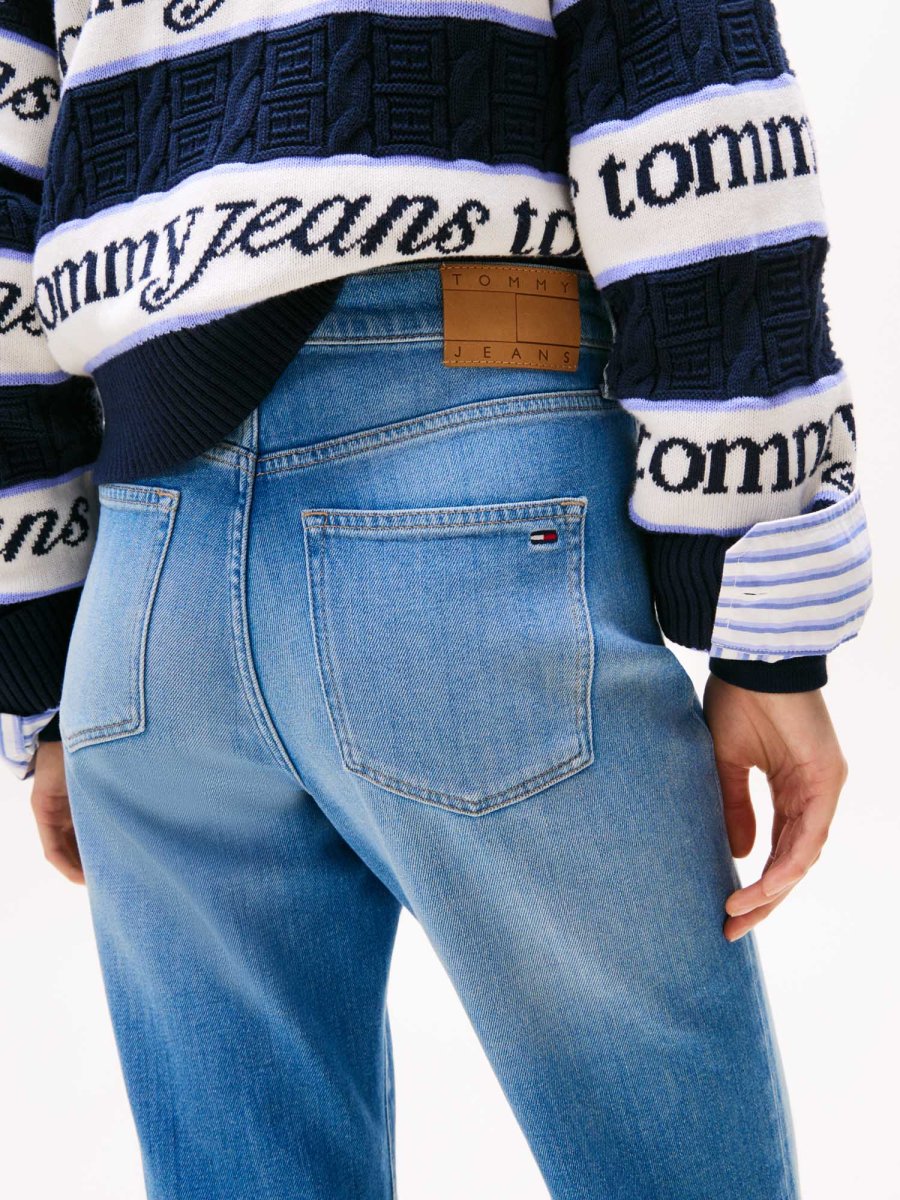 JEANS BELLA FLARE TOMMY JEANS DA DONNA DENIM CHIARO - immagine 5