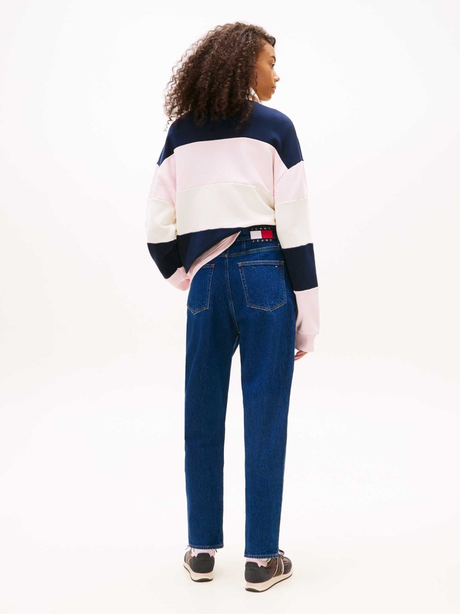 Jeans Tommy Hilfiger unisex a vita alta con gamba affusolata - immagine 4