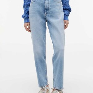 DENIM CHIARO TOMMY JEANS MOM FIT DA DONNA