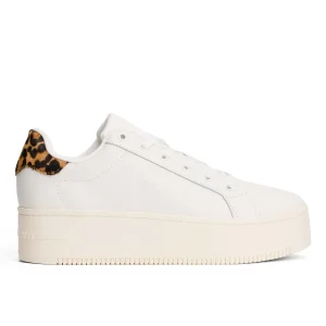 SNEAKERS TJW FLATFORM TOMMY JEANS DA DONNA BIANCO MACULATO