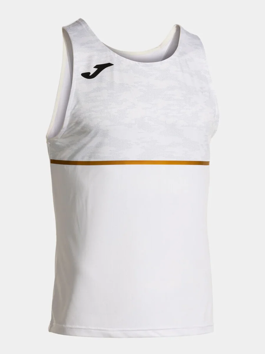 CANOTTA RUNNING JOMA RECORD III UOMO BIANCO