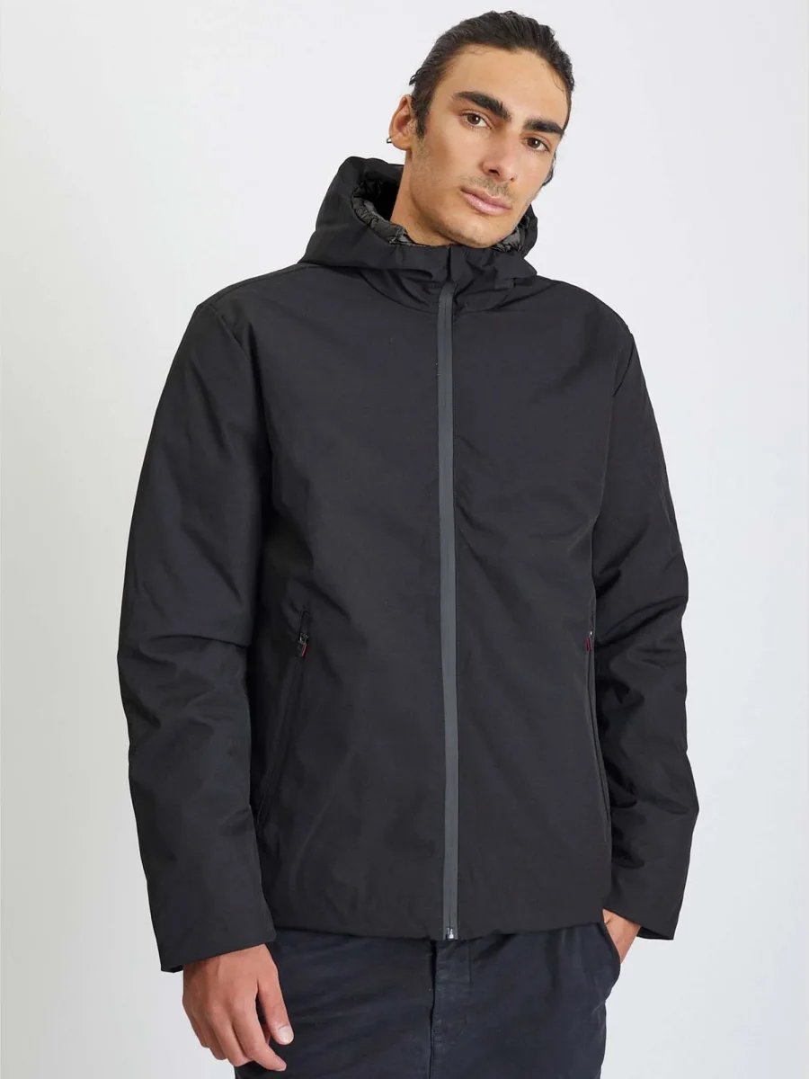 GIUBBINO CARIGNAN CORTO CANADIAN DA UOMO NERO