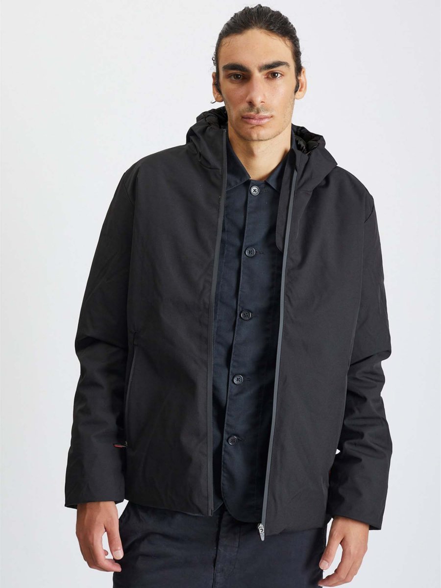 GIUBBINO CARIGNAN CORTO CANADIAN DA UOMO NERO - immagine 5