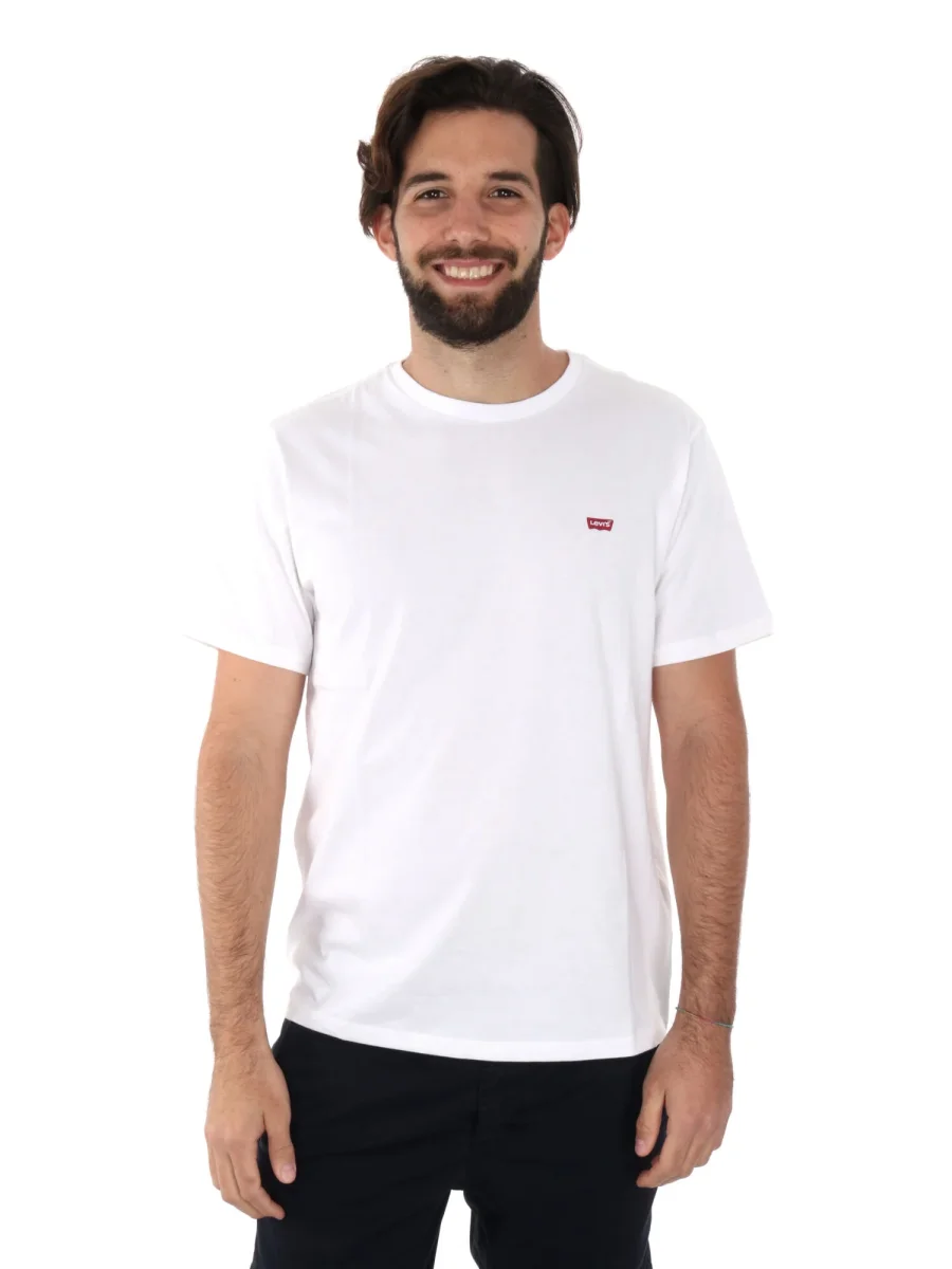 T-SHIRT OUSEMARK ORIGINAL LEVI'S UOMO BIANCO