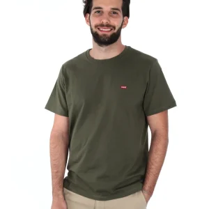 T-SHIRT OUSEMARK ORIGINAL LEVI'S UOMO VERDE MILITARE