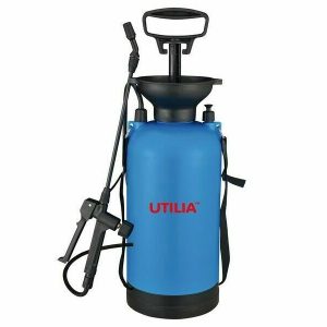 UTILIA POMPA A PRESSIONE IRRORATRICE A SPALLA CON MANOMETRO NEBULIZZATORE 5 LT