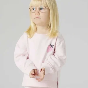 Felpa unisex adulto Name It Bissine color tender touch con stampa fragola