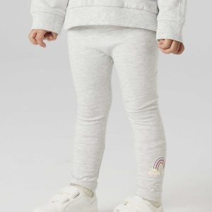 Name It leggings unisex in cotone organico grigio