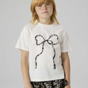 T-shirt unisex Name It NkfTabea con stampa delicata Cloud