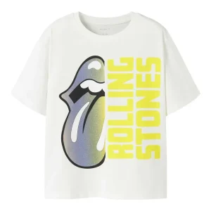 T-shirt unisex Name It con stampa Rolling Stones, colore cloud