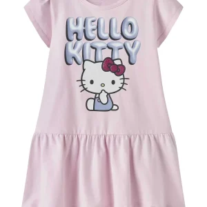 Vestito unisex Name It con stampa Hello Kitty rosa
