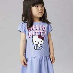 Vestito Name It unisex adulto lilla con stampa Hello Kitty glitterata