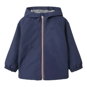 Giubbotto leggero Name It unisex blu con cappuccio