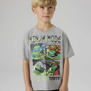 T-shirt unisex Name It con stampa Ninja Turtles in grigio