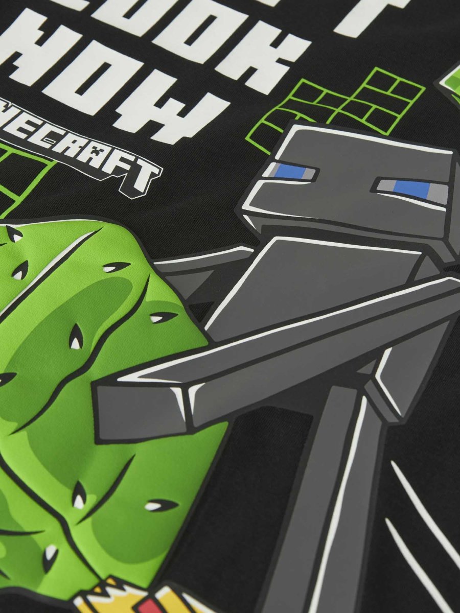 T-shirt Minecraft Name It unisex adulto in nero - immagine 5