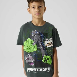 T-shirt unisex Name It Urban Chic con stampa Minecraft